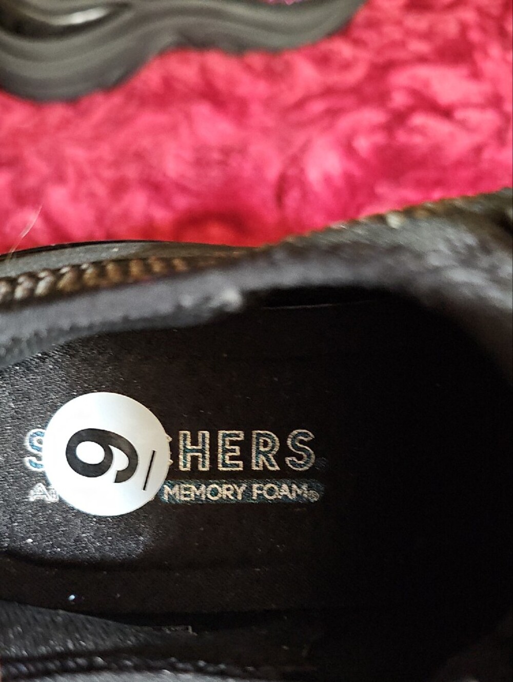 Skechers Black Sneakers with Iridescent Rhinestones - Picture 12 of 13